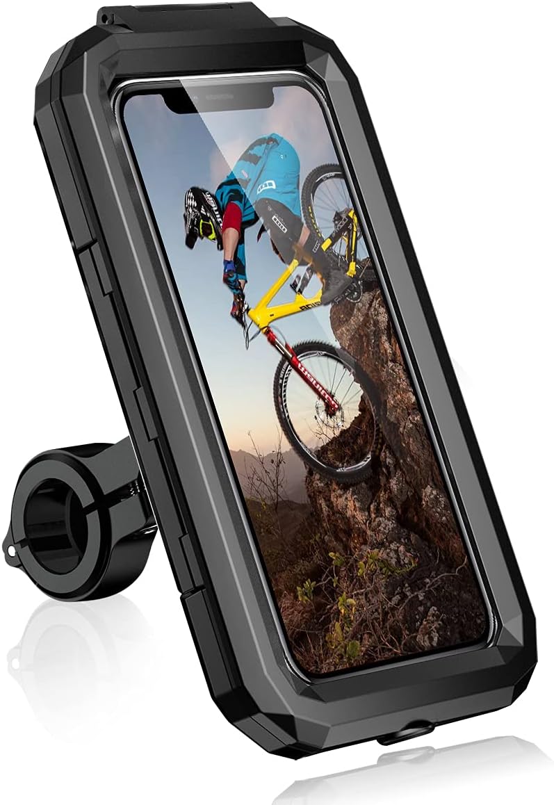 Faneam Universal Bike Phone Holder 360° Rotatable Motorcycle Phone Mount Bike De...