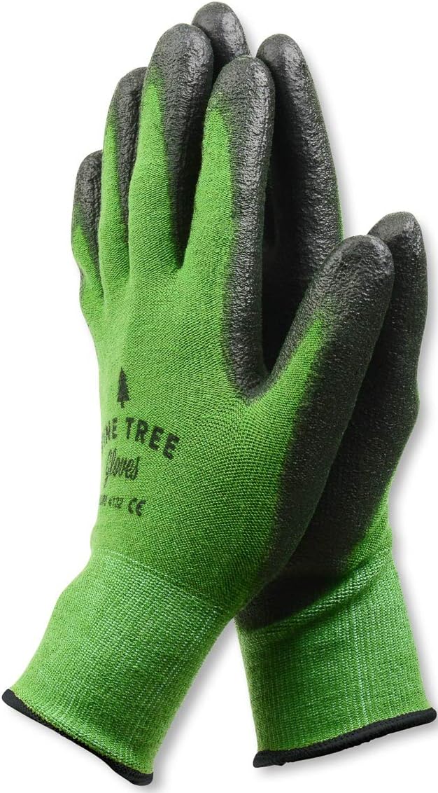 Pine Tree Tools Gardening Gloves for Women and Men, Bamboo Made, Mesh Type, Wash...