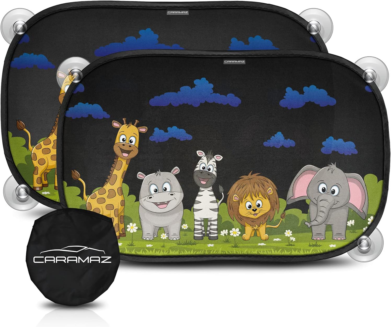 Baby Car Sunshade with UV protection 48 x 30 cm with suction cup - Protection ag...
