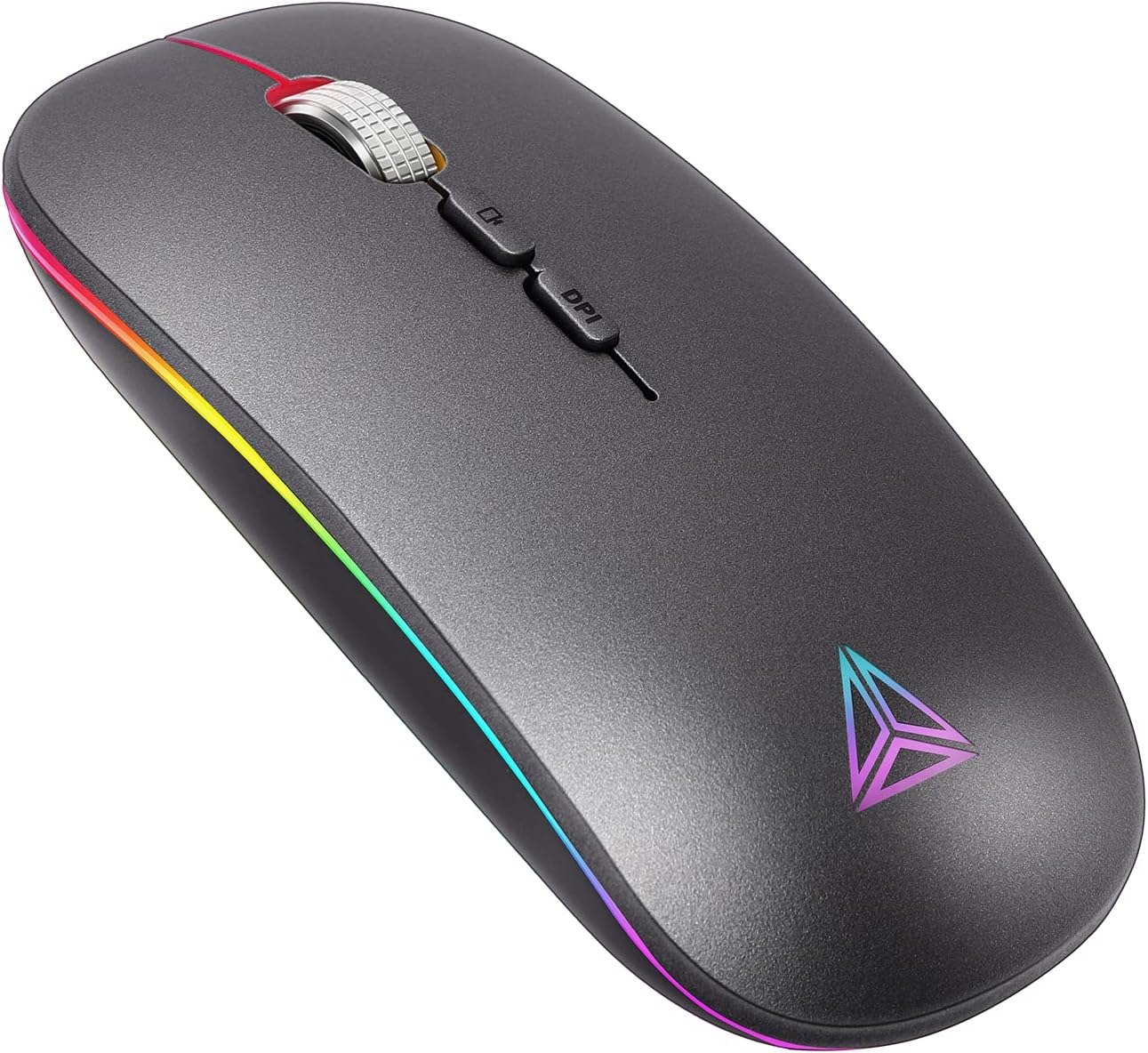 Uineer Bluetooth Mouse led, Rechargeable Bluetooth (BT 5.1+2.4G) Wireless Mouse,...