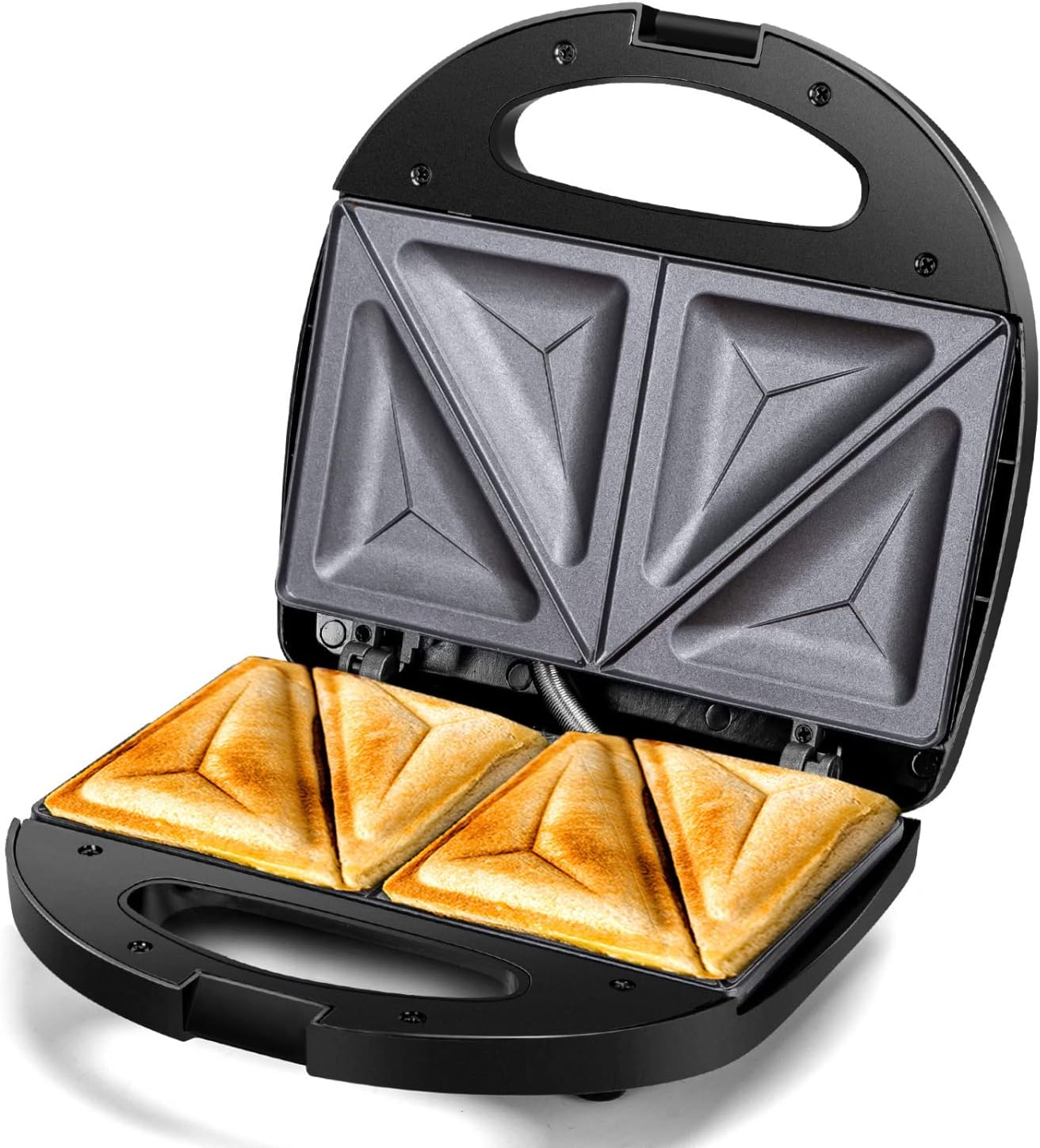 Aigostar 2in1 Sandwich Maker Panini Press Grill wi...