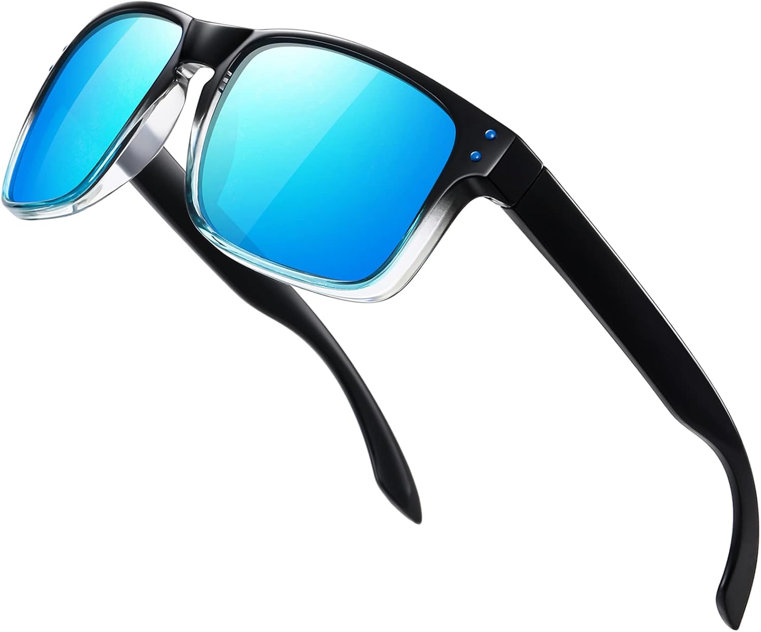 Polarized Sunglasses Men Womens - Retro Square Sun Glasses for Fishing Driving U...