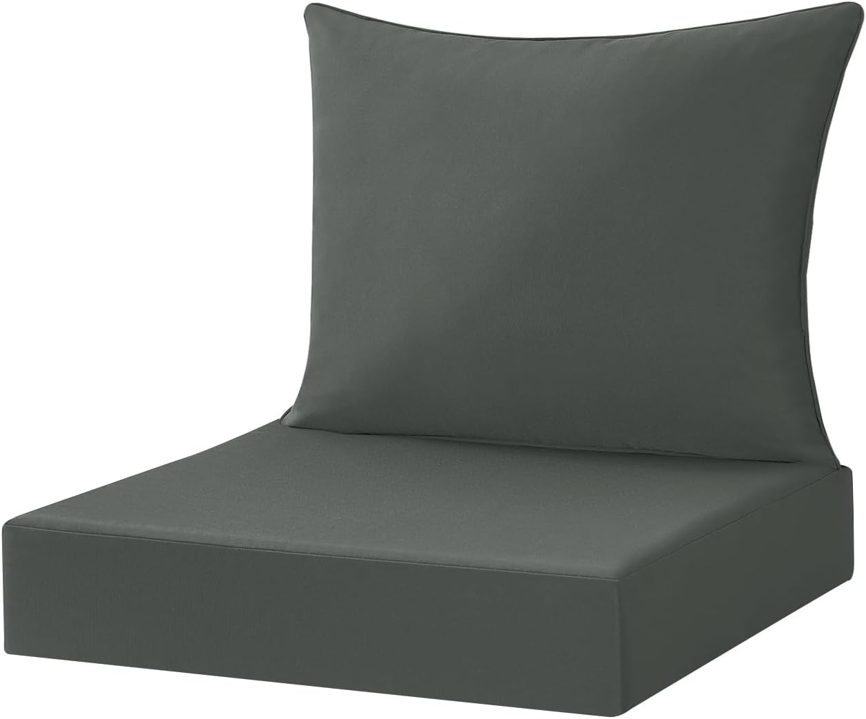 LOVTEX Outdoor Deep Seat Cushion Set, Water Resistant Outdoor Chair Cushions 24...