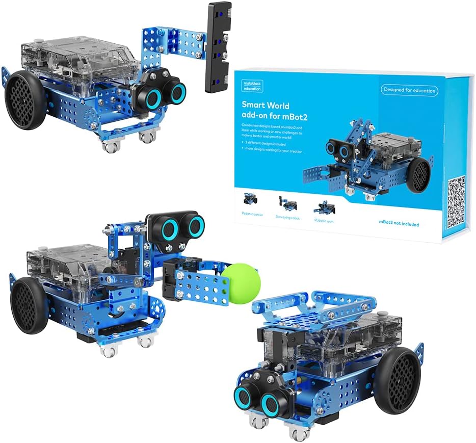 Makeblock Smart World 3-in-1 Add-on Pack for mBot Neo Programmable Robot Car Toy
