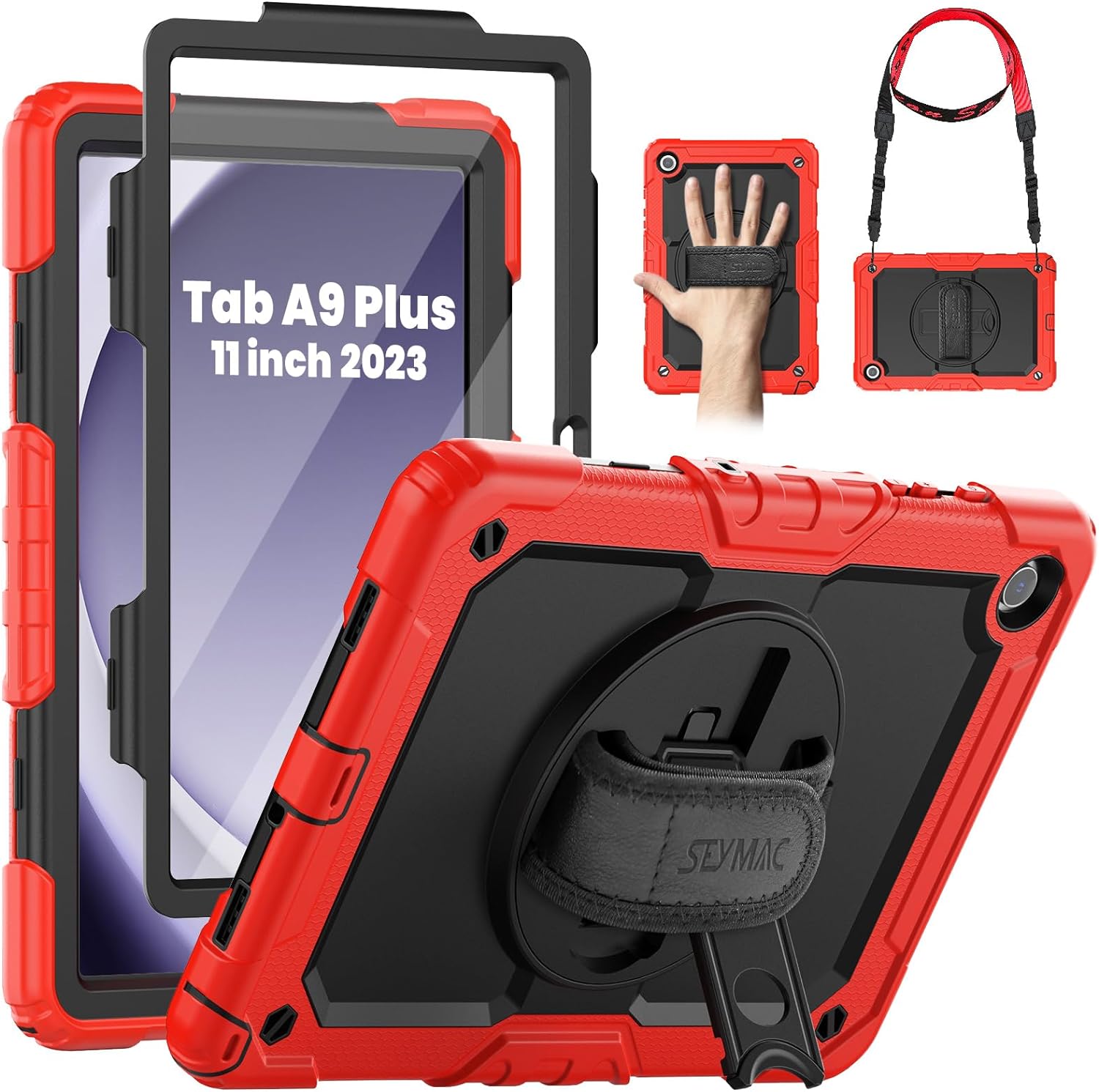 SEYMAC Case for Samsung Galaxy Tab A9+/ A9 Plus Ca...