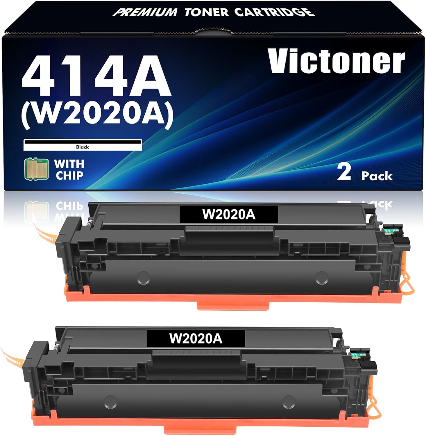414A 414X Black Toner W2020A Compatible Replacement for HP 414A Work for Laserje...