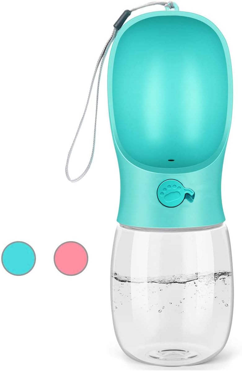 Kalimdor Dog Water Bottle, Leak Proof Portable Puppy Water Dispenser with Drinki...
