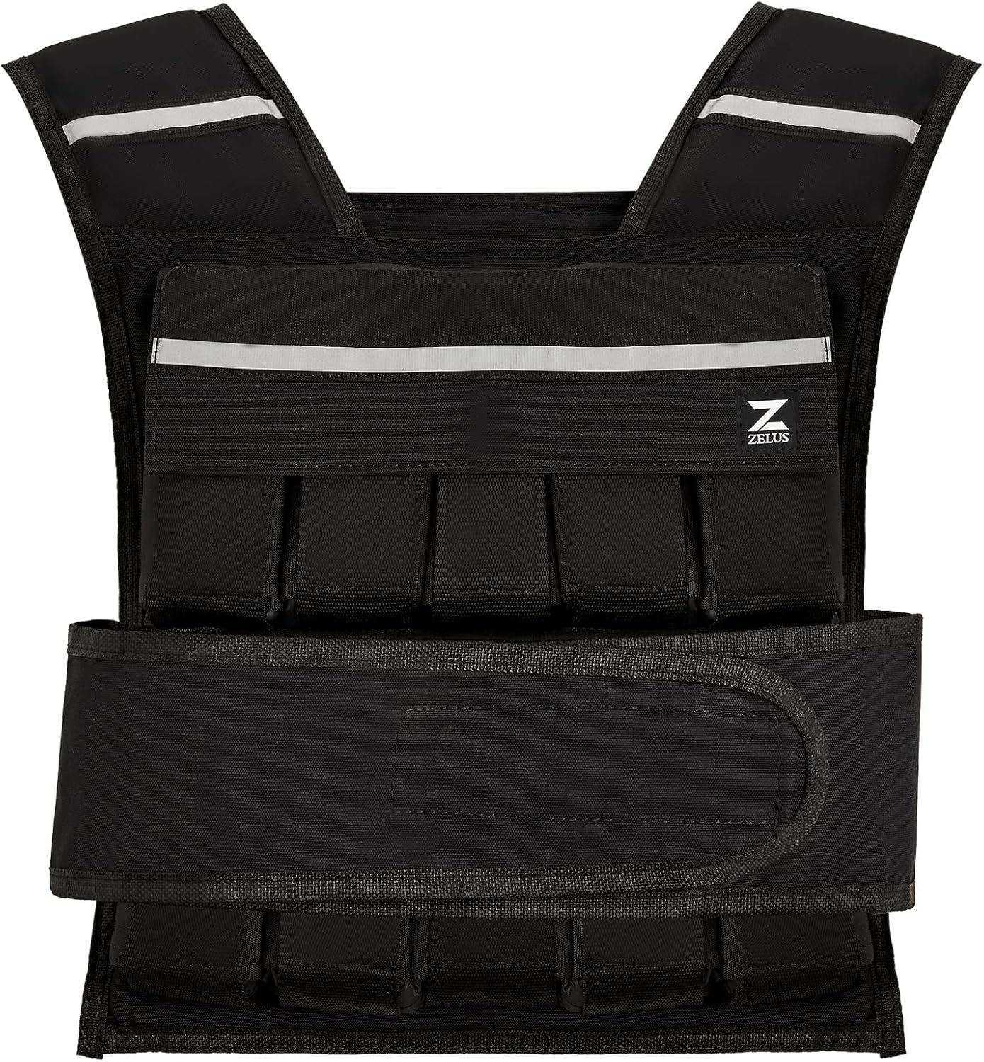 ZELUS 20lb/ 30lb/ 60lb Weighted Vest with Adjustable Weights for Exercise, Weigh...