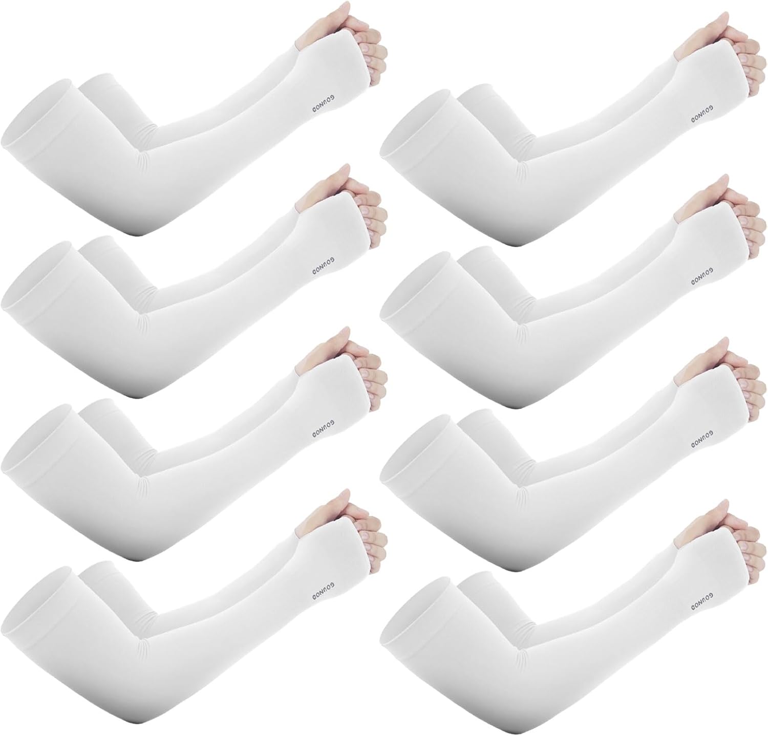 GOUNOD Sun Protection Cooling Arm Sleeves with Thumb Holes - Gardening Outdoors...