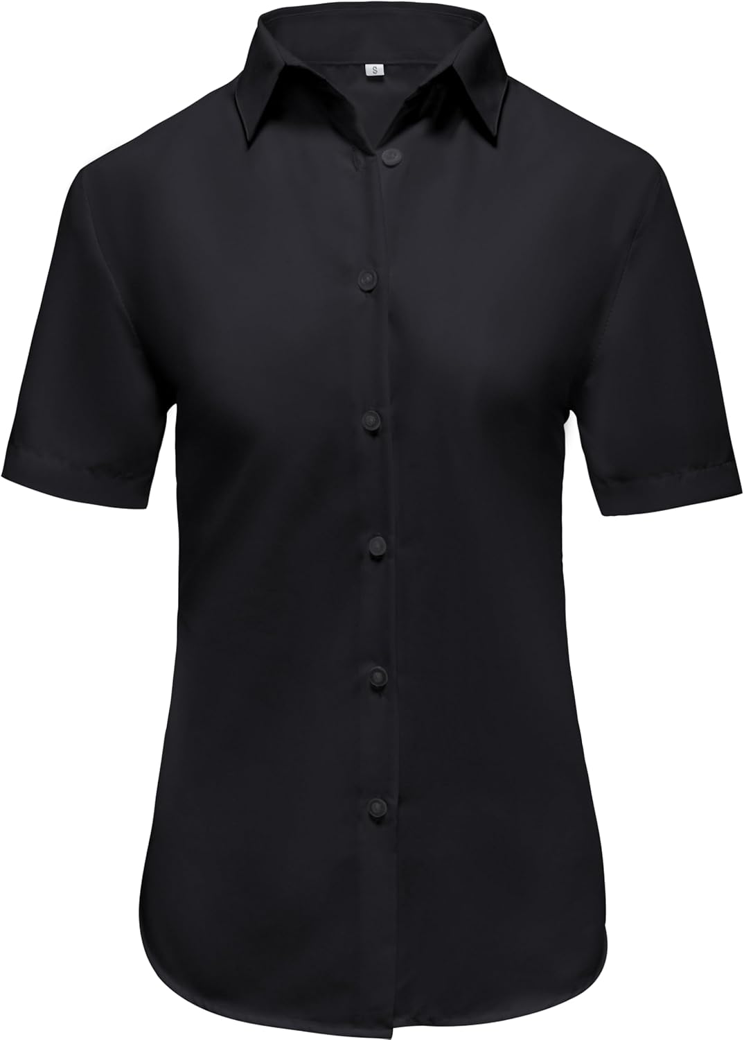 Ruisin Super Soft Wrinkle Free Button Down Shirts for Women Solid Short/Long Sle...