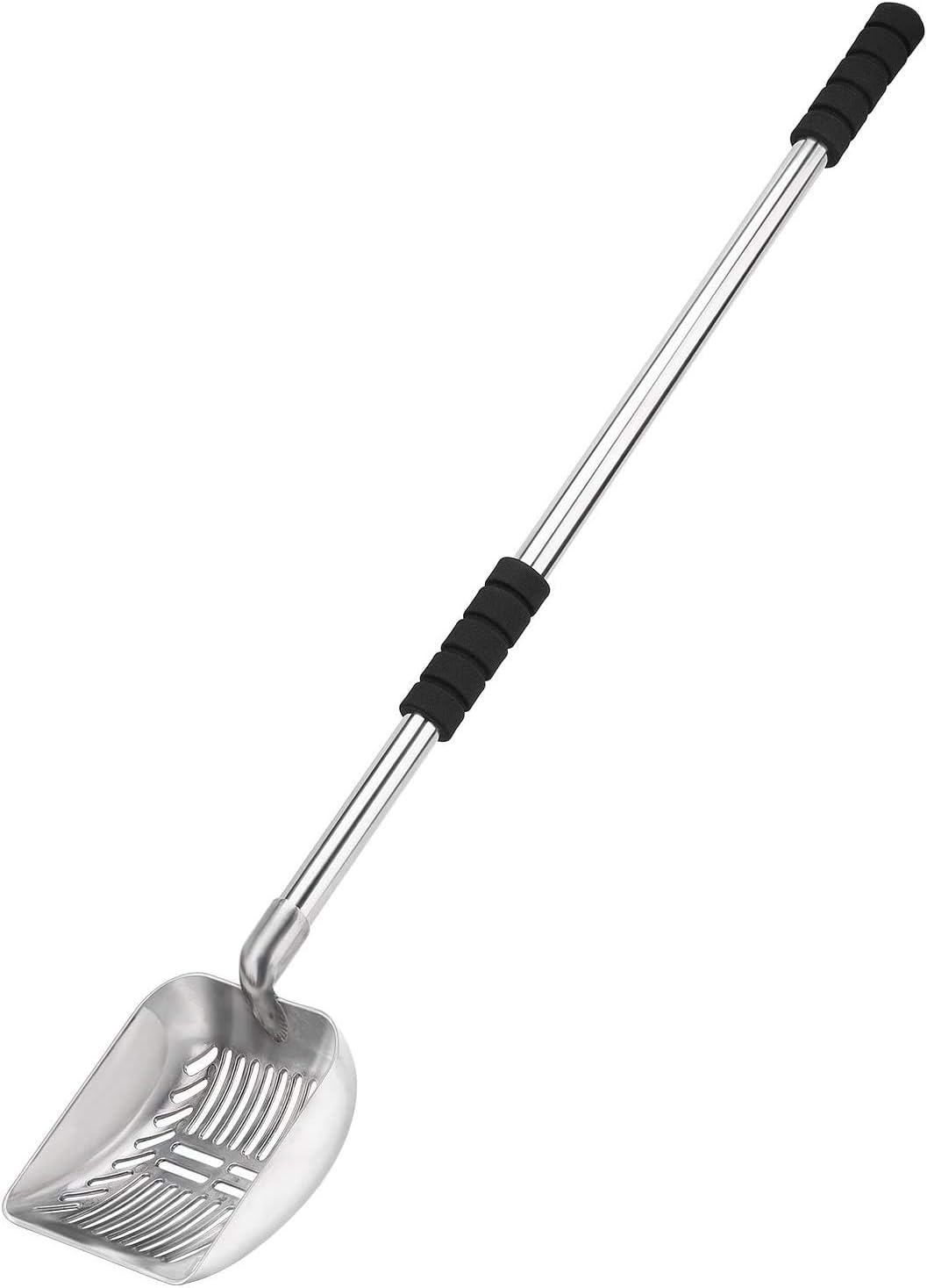 Yangbaga Metal Cat Litter Scoop with Deep Shovel&Long Handle,Detachable Stainles...