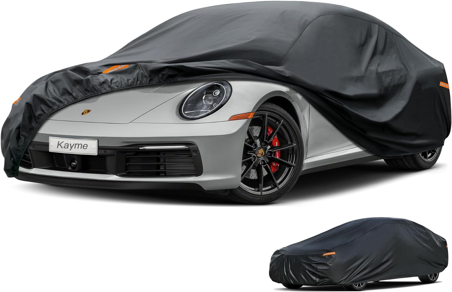 Kayme Coupe Car Cover Waterproof All Weather for Automobiles, Outdoor Full Cover...