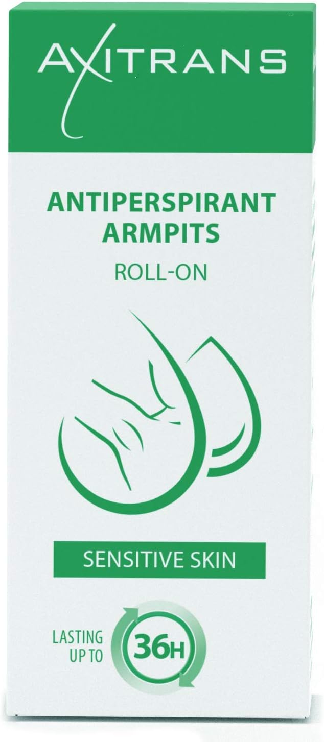 Axitrans Sensitive Extra Strength Antiperspirant Roll on Deodorant - Lasts up to...