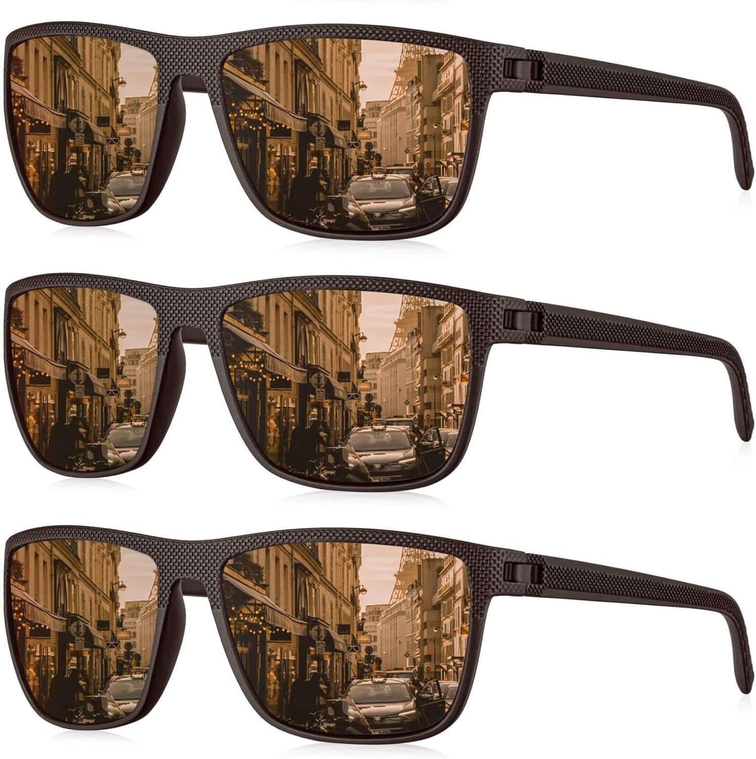 KALIYADI Polarized Sunglasses for Men, Lightweight Sun Glasses with UV Protectio...