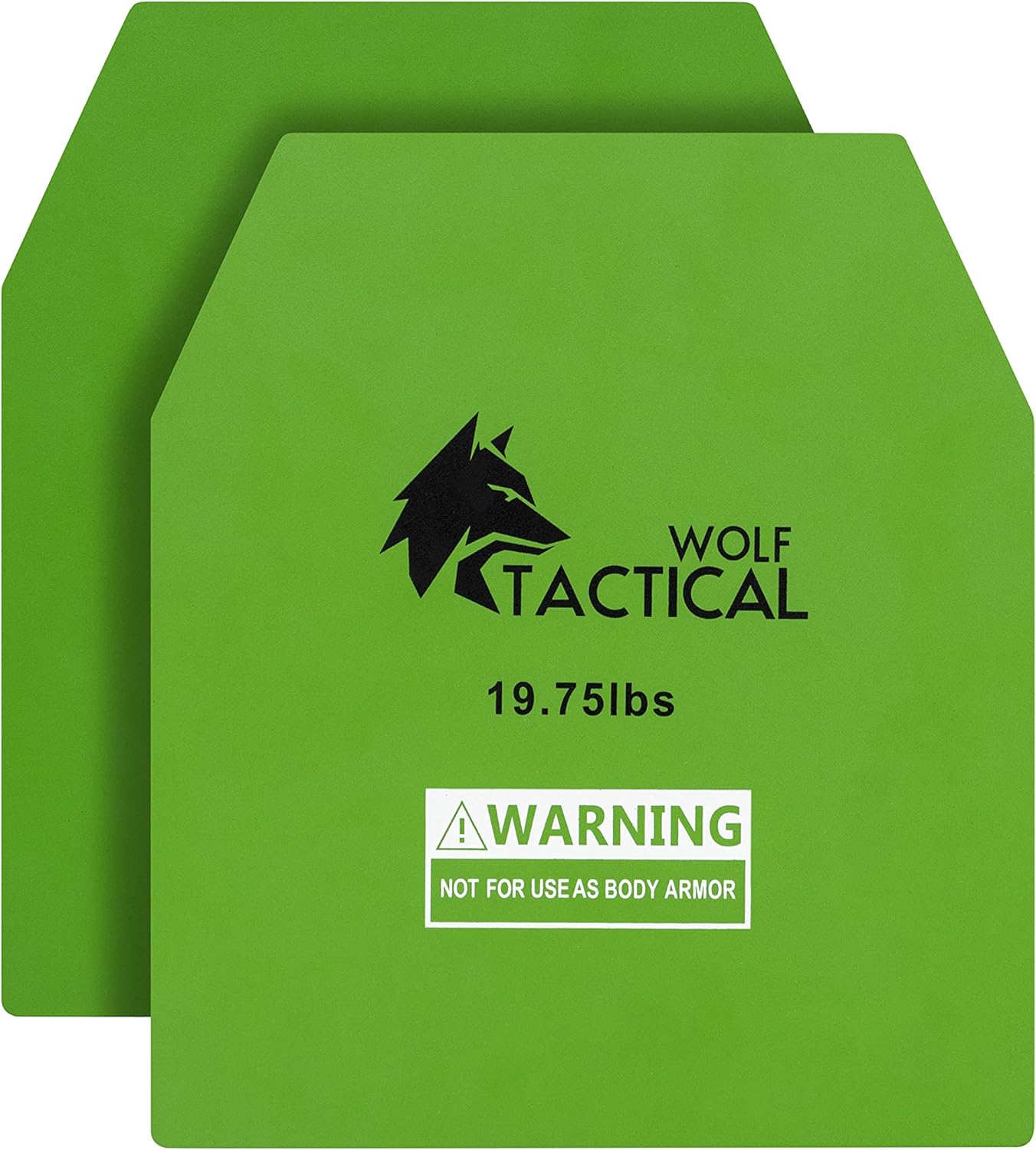 WOLF TACTICAL Weight Vest Plates - 5.75/8.75/14.5/19.75LB Pairs - WODs, Strength...