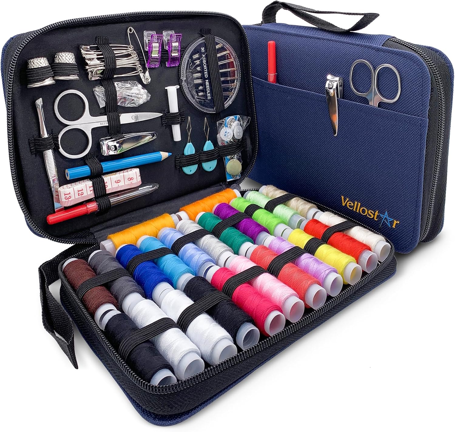 Easy to Use Sewing Kit for Adults - Over 100 Sewing Supplies and Accessories, Ne...