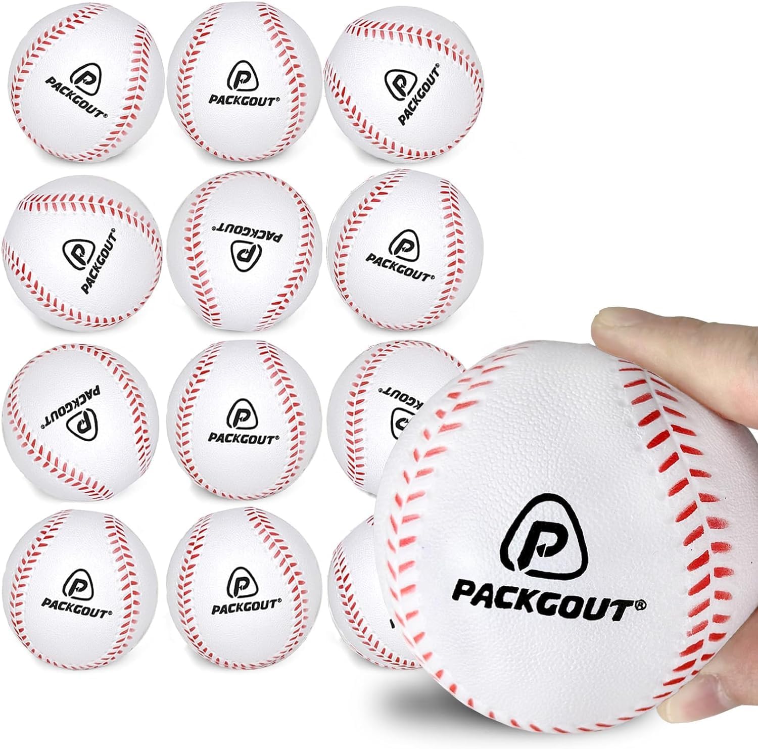 Soft Baseballs Foam Baseballs for Kids Teenager Players Training Balls, Squishy...