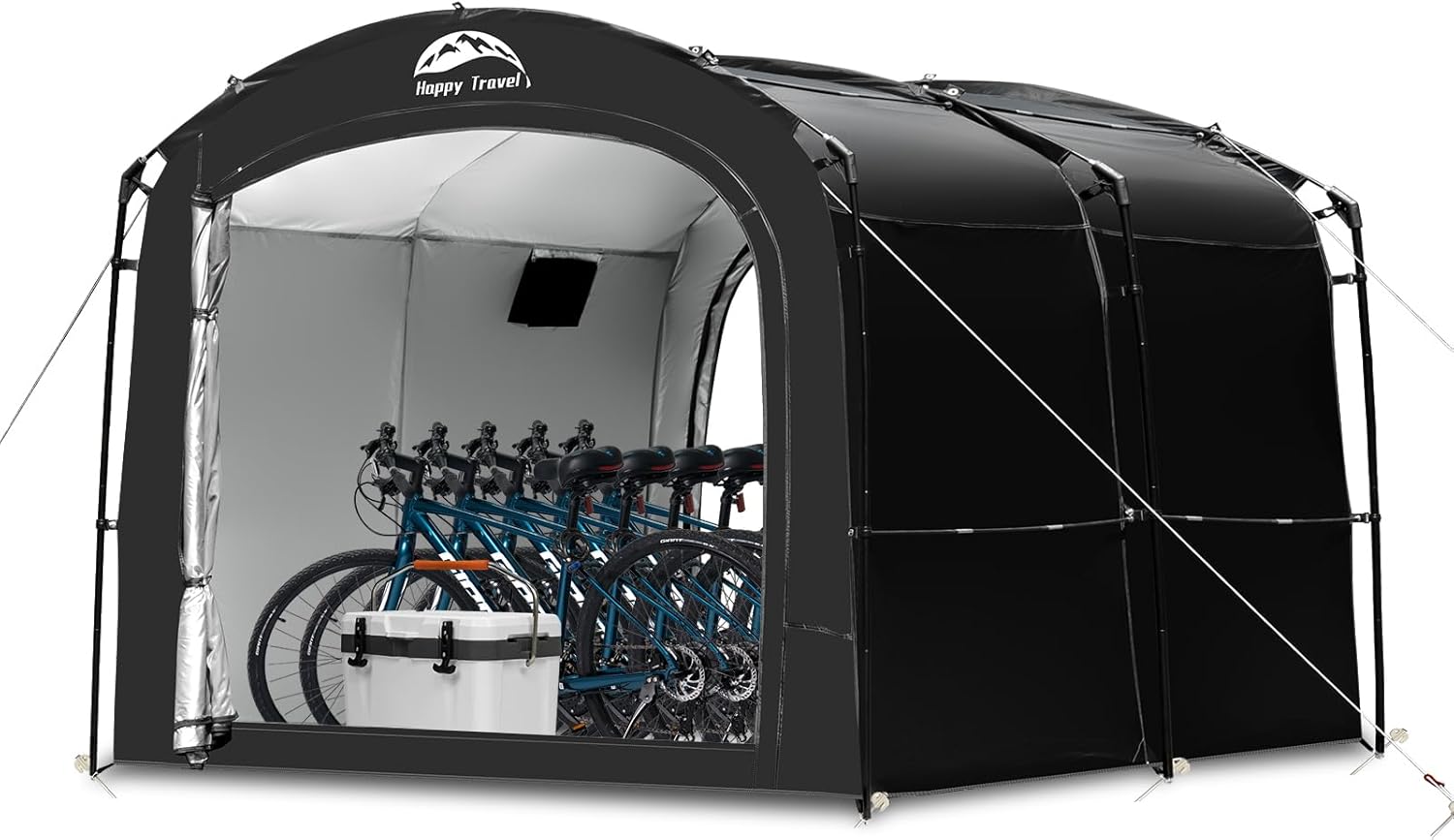 Bike Storage Tent, Outdoor 8×7×6.3ft Large 2-in-1 Portable Shed More 30% Top Spa...