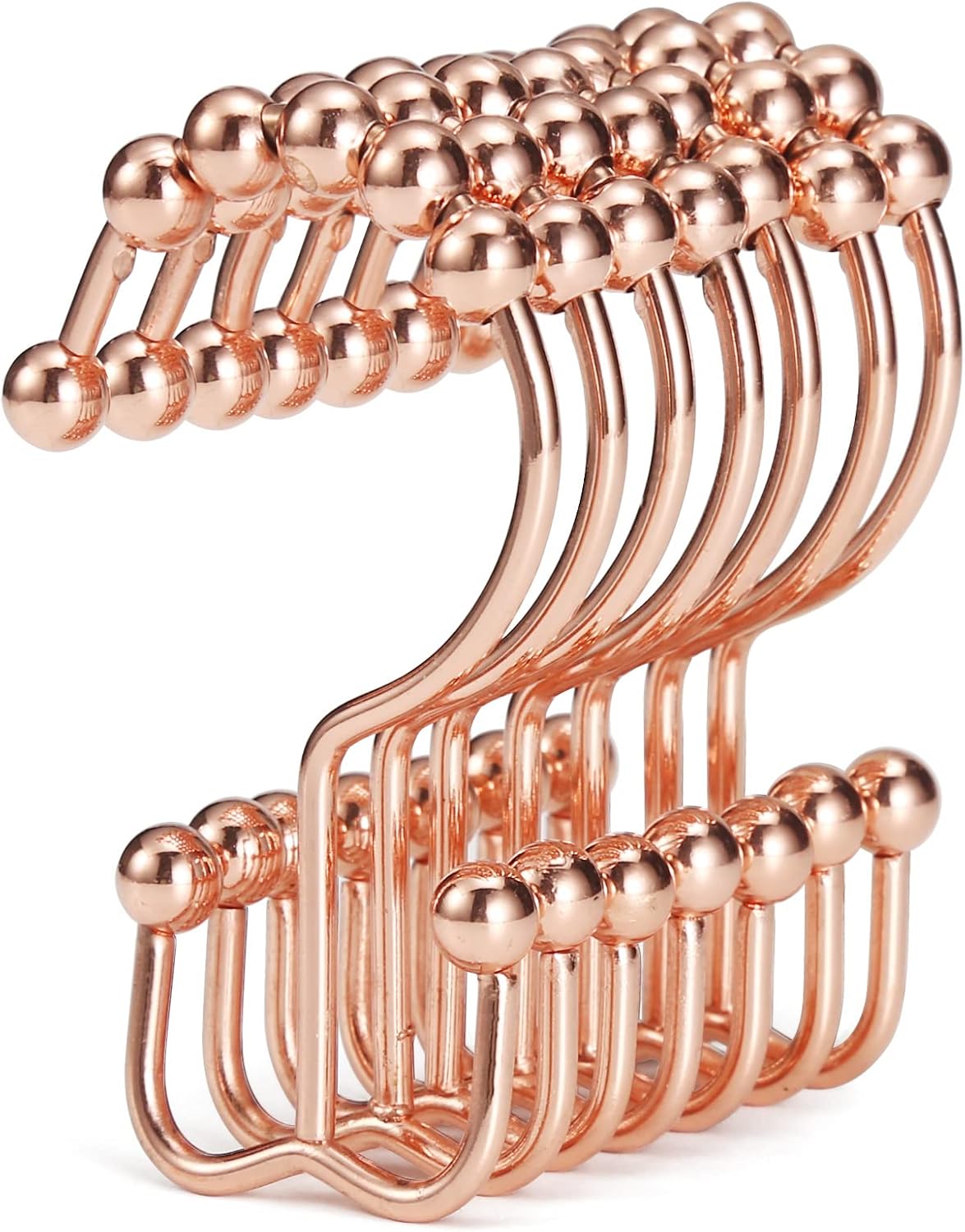 Shower Curtain Hooks, Goowin Shower Curtain Rings, Stainless Steel Shower Curtai...