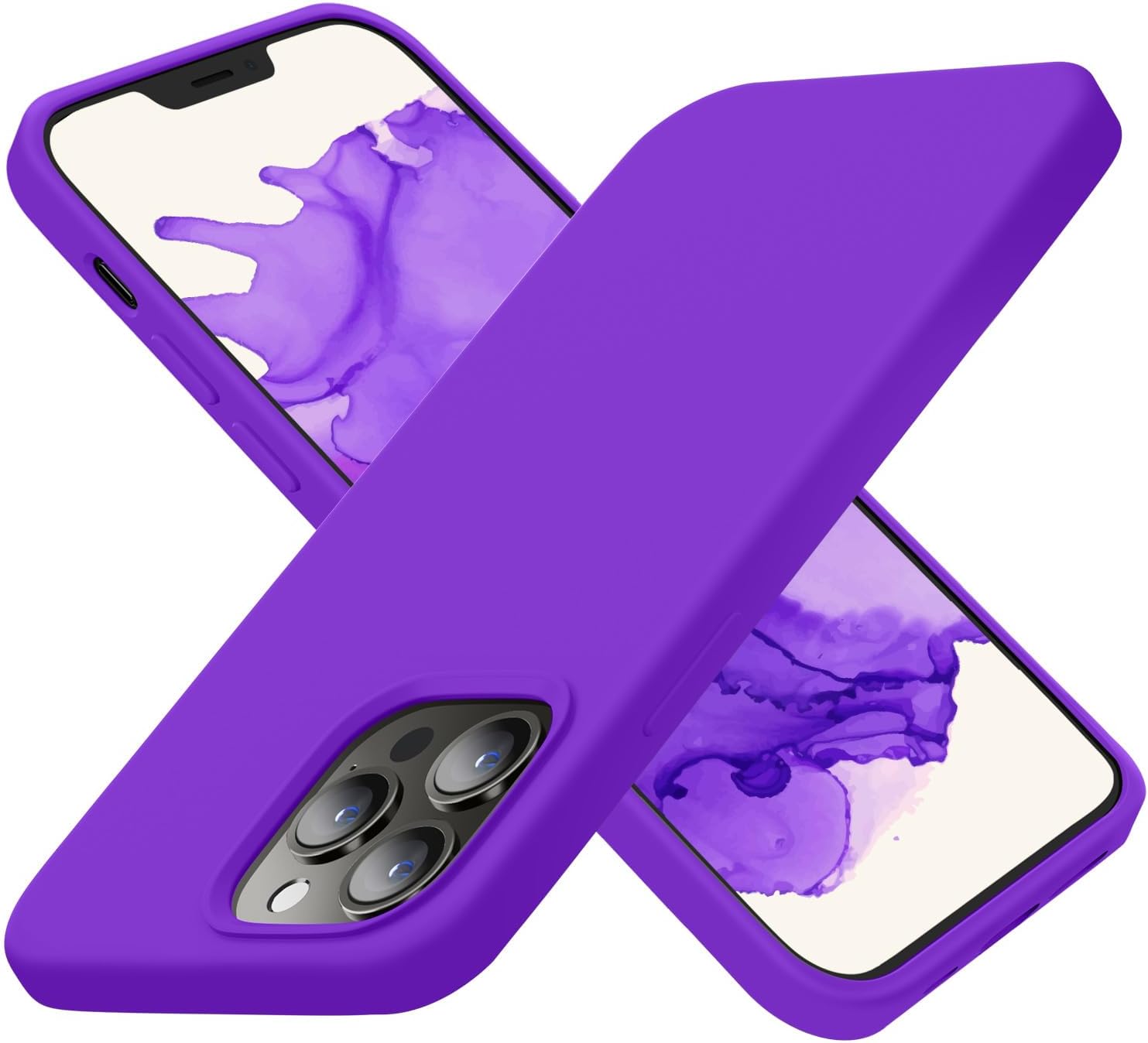 Cordking Designed for iPhone 13 Pro Max Case, Silicone Ultra Slim Shockproof Pro...