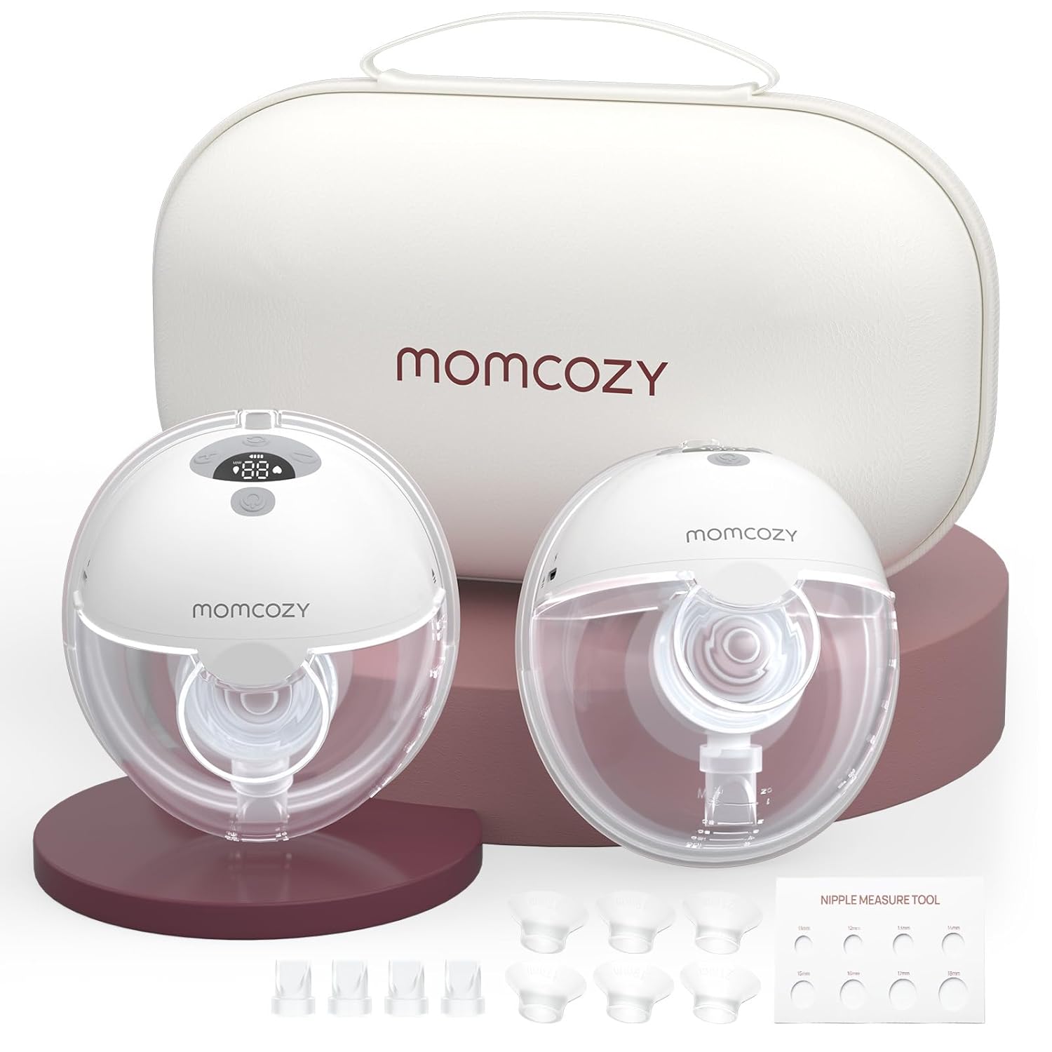 Best Momcozy Breast Pump Hands-Free M5, Special Wearable Breast Pump with Baby M...