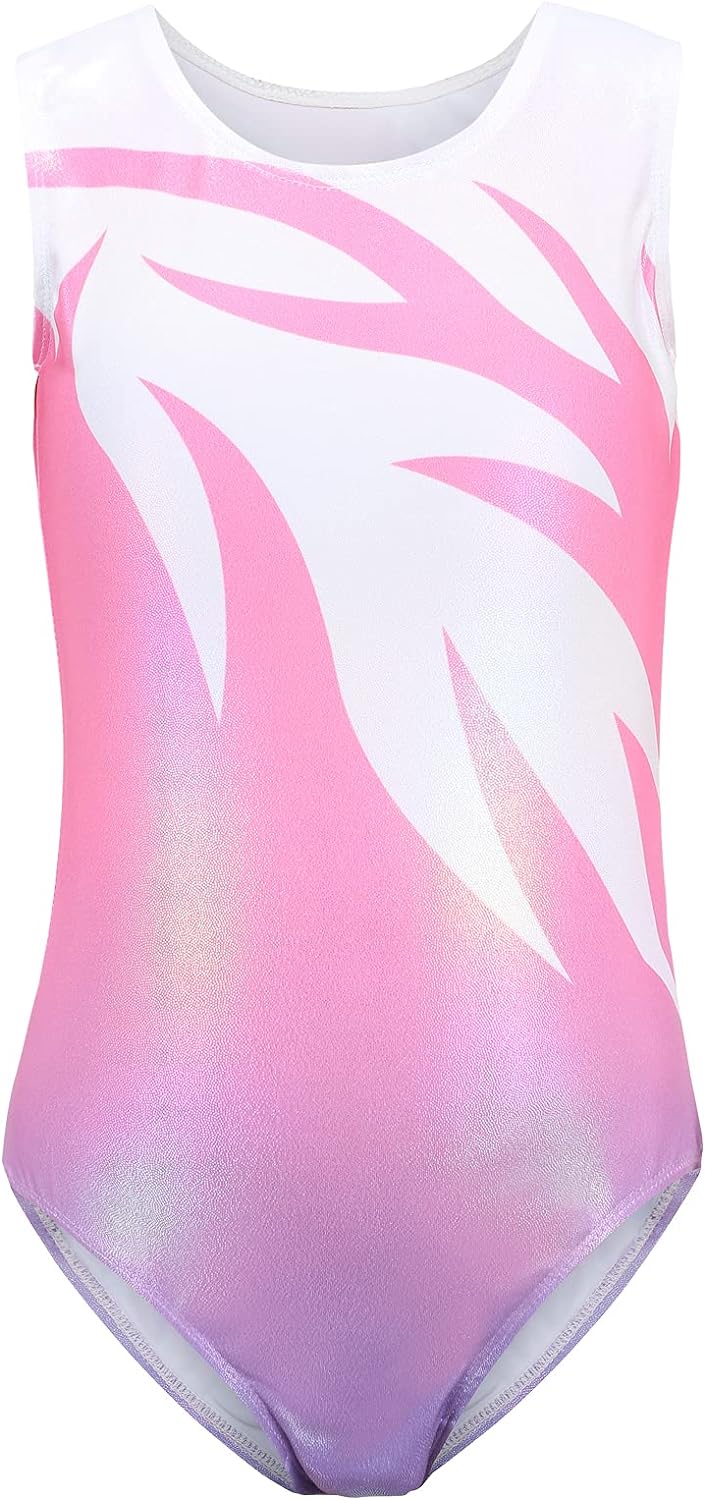 Bezioner Girls Gymnastics Leotards Sleeveless/Long Sleeve Ballet Dance Leotard S...