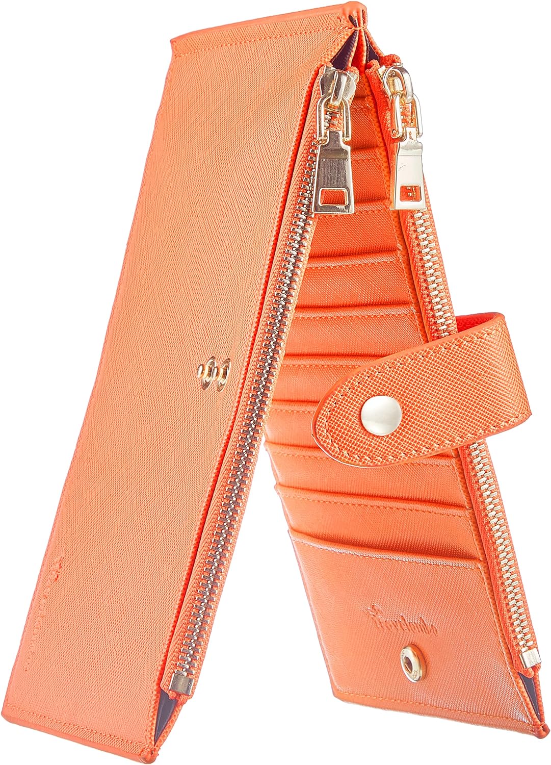 Travelambo Wallet Women RFID Blocking Bifold Multi Card Wallet Case with Zipper...