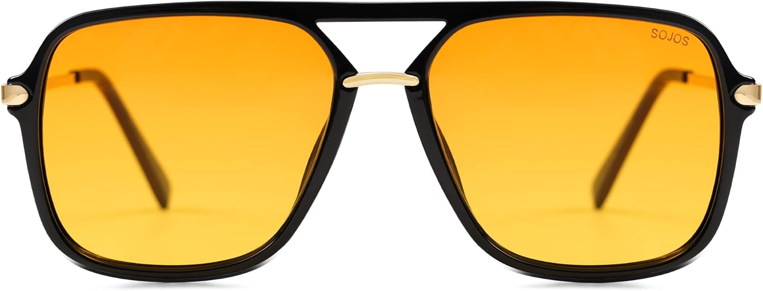 SOJOS Sunglasses for Women & Men, Square, Retro, P...