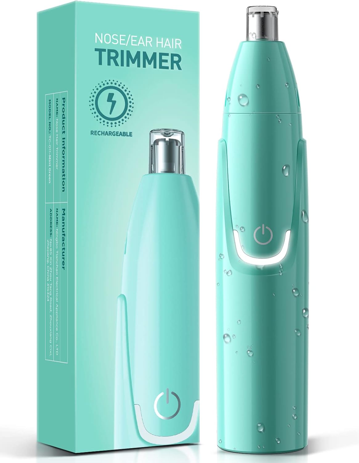 ZORAMI Rechargeable Ear and Nose Hair Trimmer - 2024 Professional Painless Eyebr...