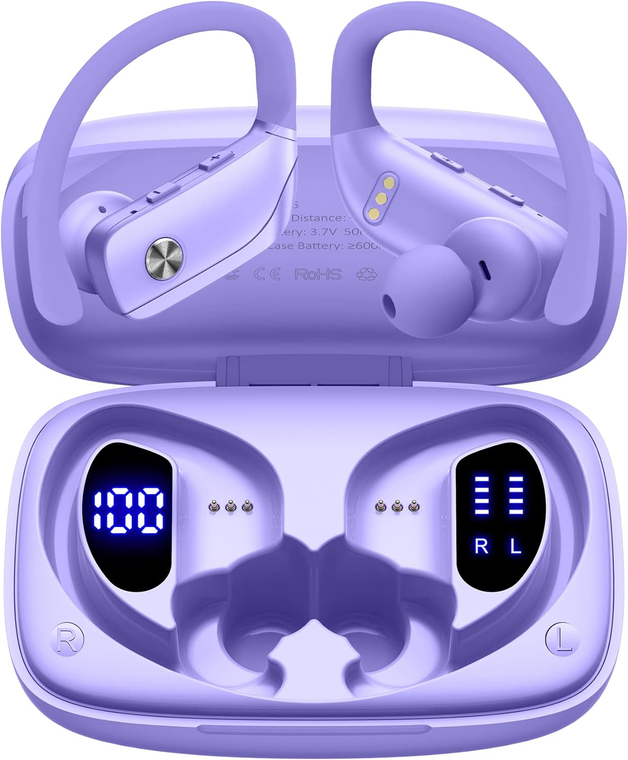 bmani Wireless Earbuds Bluetooth Headphones 48hrs Play Back Sport Earphones with...