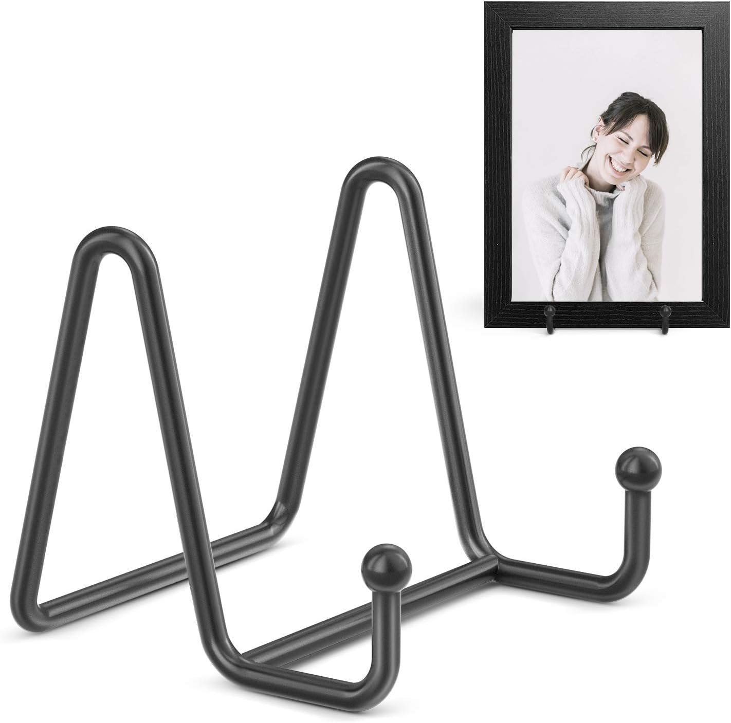TR-LIFE Plate Stands for Display - 3 Inch Plate Holder Display Stand + Metal Fra...