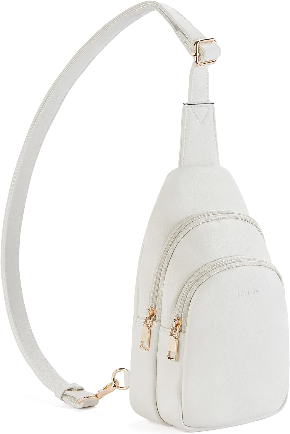 Telena Sling Bags Small Shoulder Backpacks PU Leather Chest Pack Crossbody Bags...