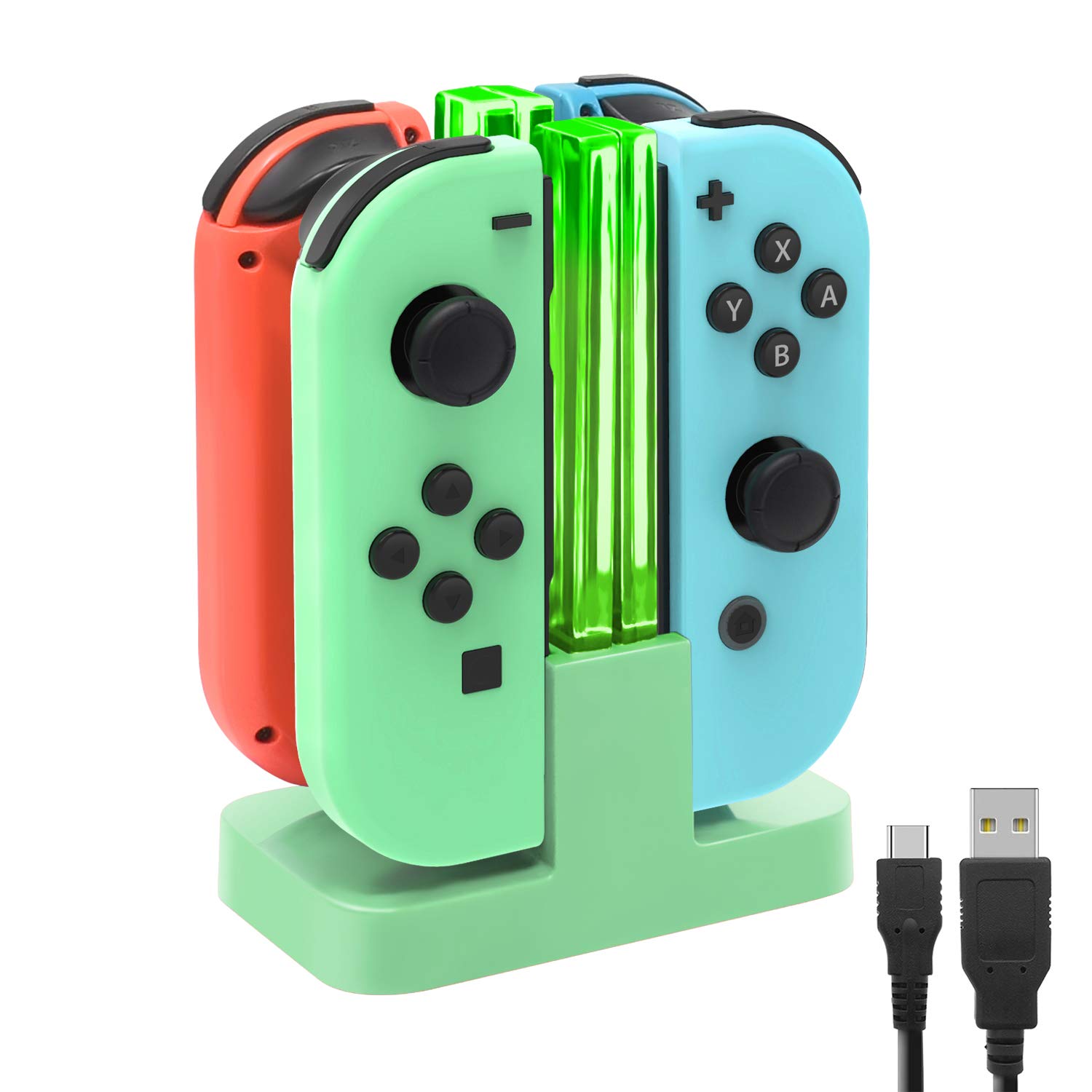 FASTSNAIL Charging Dock, Play/Plug USB Port, Type C Charging Cable, Compatible w...