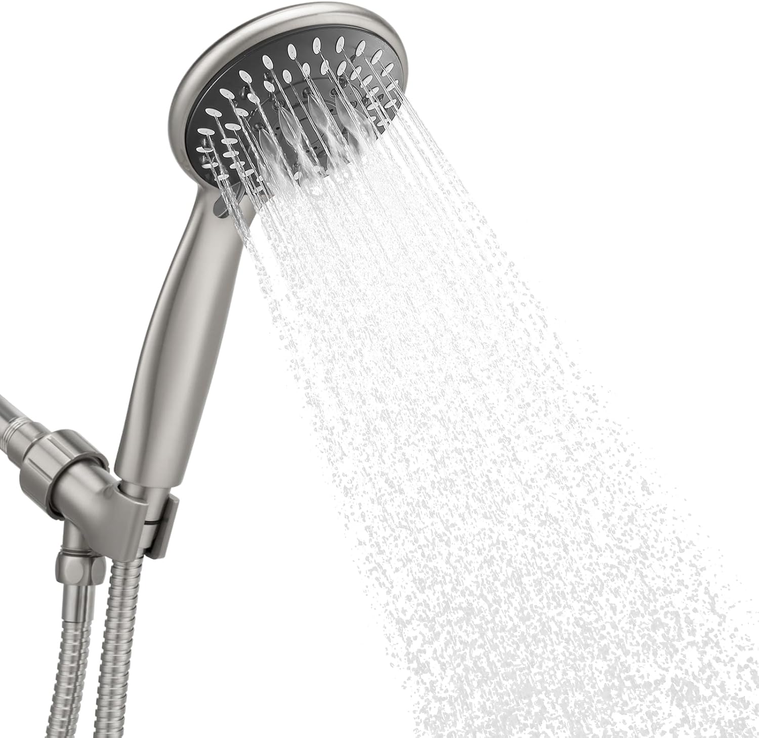 Briout Shower Head with Handheld, 5-Settings Showerhead High Pressure Powerful W...