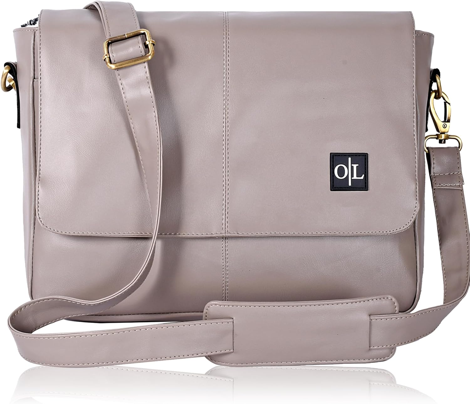 Oak Leathers Leather Messenger Bag for Men and Women - Laptop Briefcase Bag For...