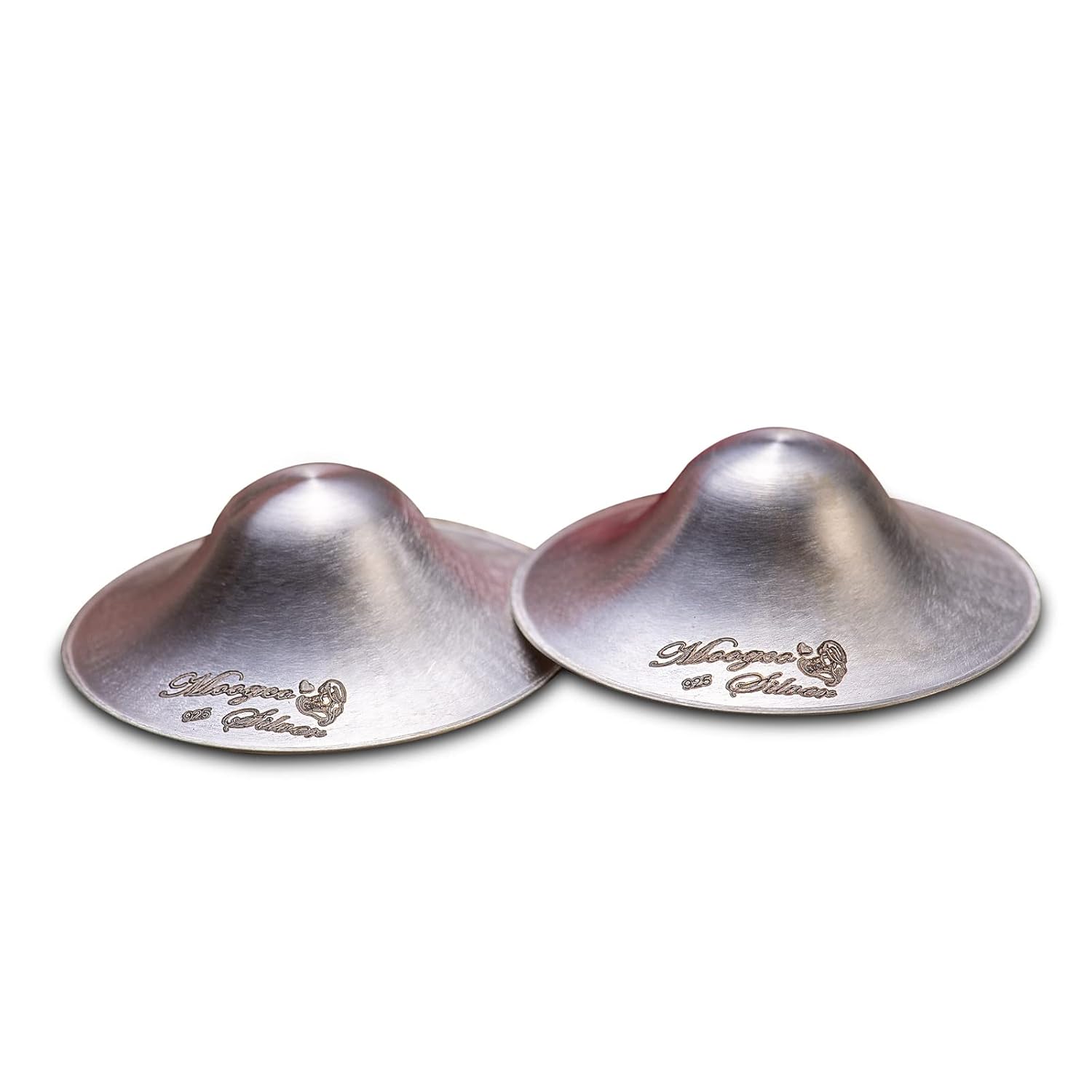 Moogco The Original Silver Nursing Cups - Nipple S...