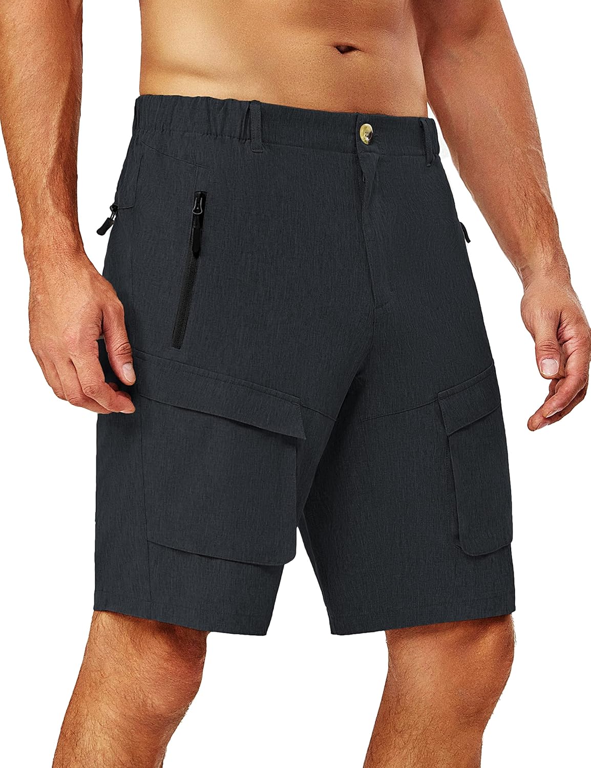 Little Donkey Andy Men's Stretch Quick Dry Cargo Shorts for Hiking, Camping, Tra...