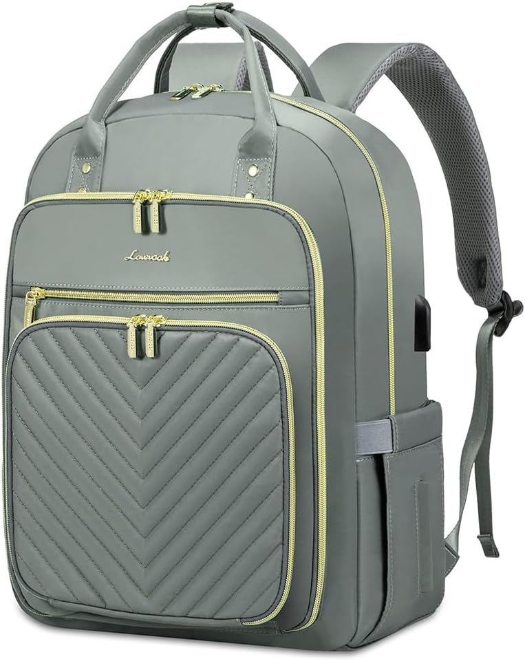 LOVEVOOK Laptop Backpack for Women, Water Resistant Travel Work Backpacks Purse...