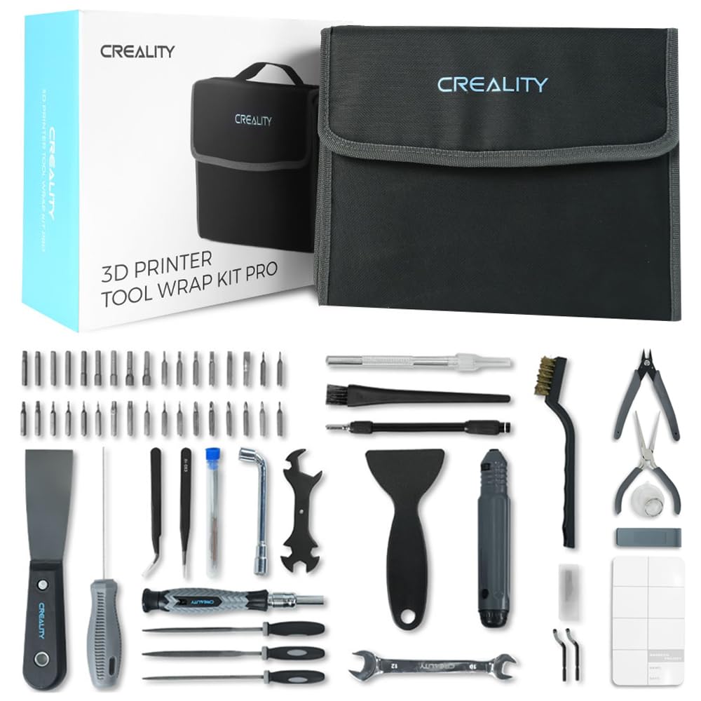 Creality 3D Printer Tool Kit, 74 Pcs in 1 3D Printing Tool Kit includes Deburrin...