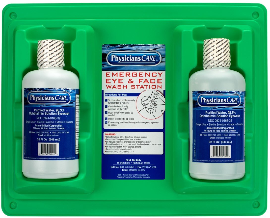 PhysiciansCare 24-300 Eyewash Station with Ophthal...