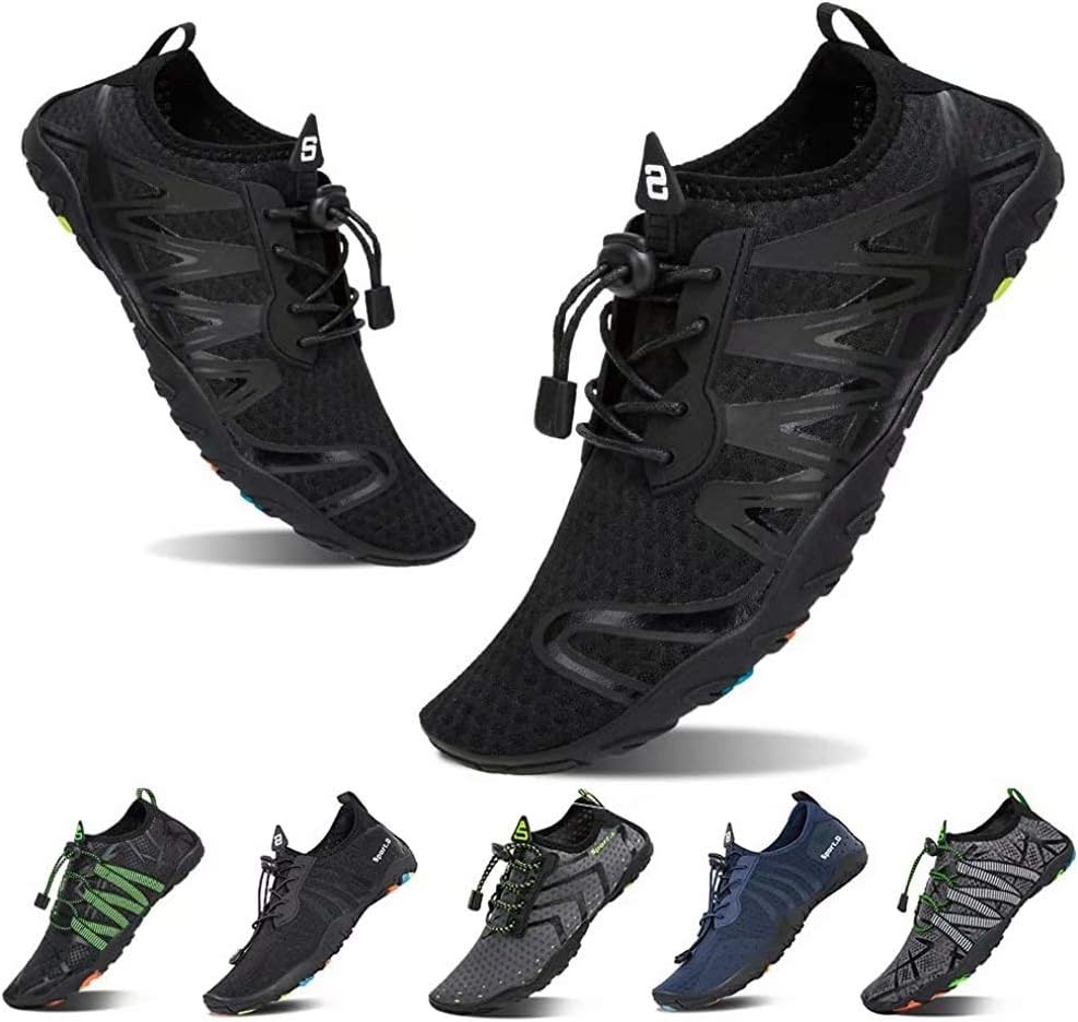 YALOX Water Shoes Men's Women's Swim Shoes Outdoor Beach Barefoot Quick-Dry Aqua...