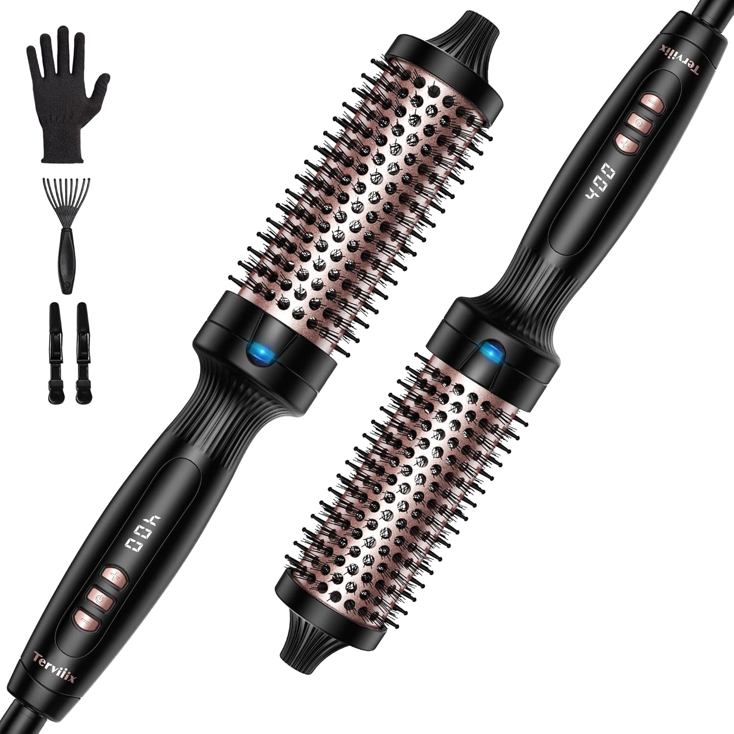 Terviiix 1.5 Inch Thermal Brush Create Blowout Look, Get Loose & Volume Layer Ha...