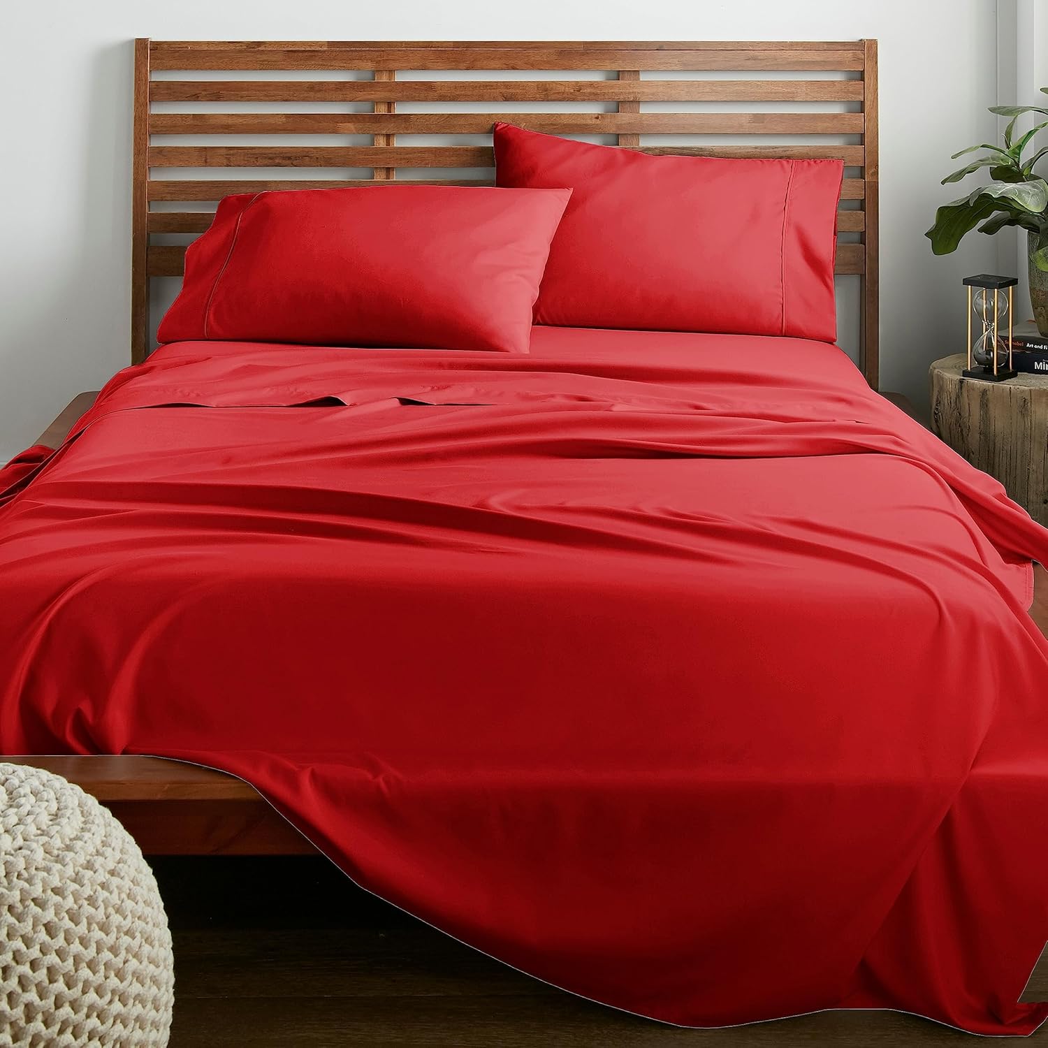 American Home Collection Queen Sheet Set - 4 Pieces Extra Soft Bedding Sheets &...