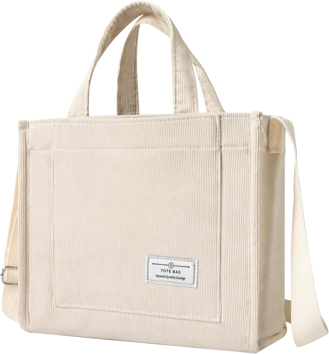 Tote Bag for Women, Small Casual Fashion Corduroy Shoulder Bag, for Work Travel...