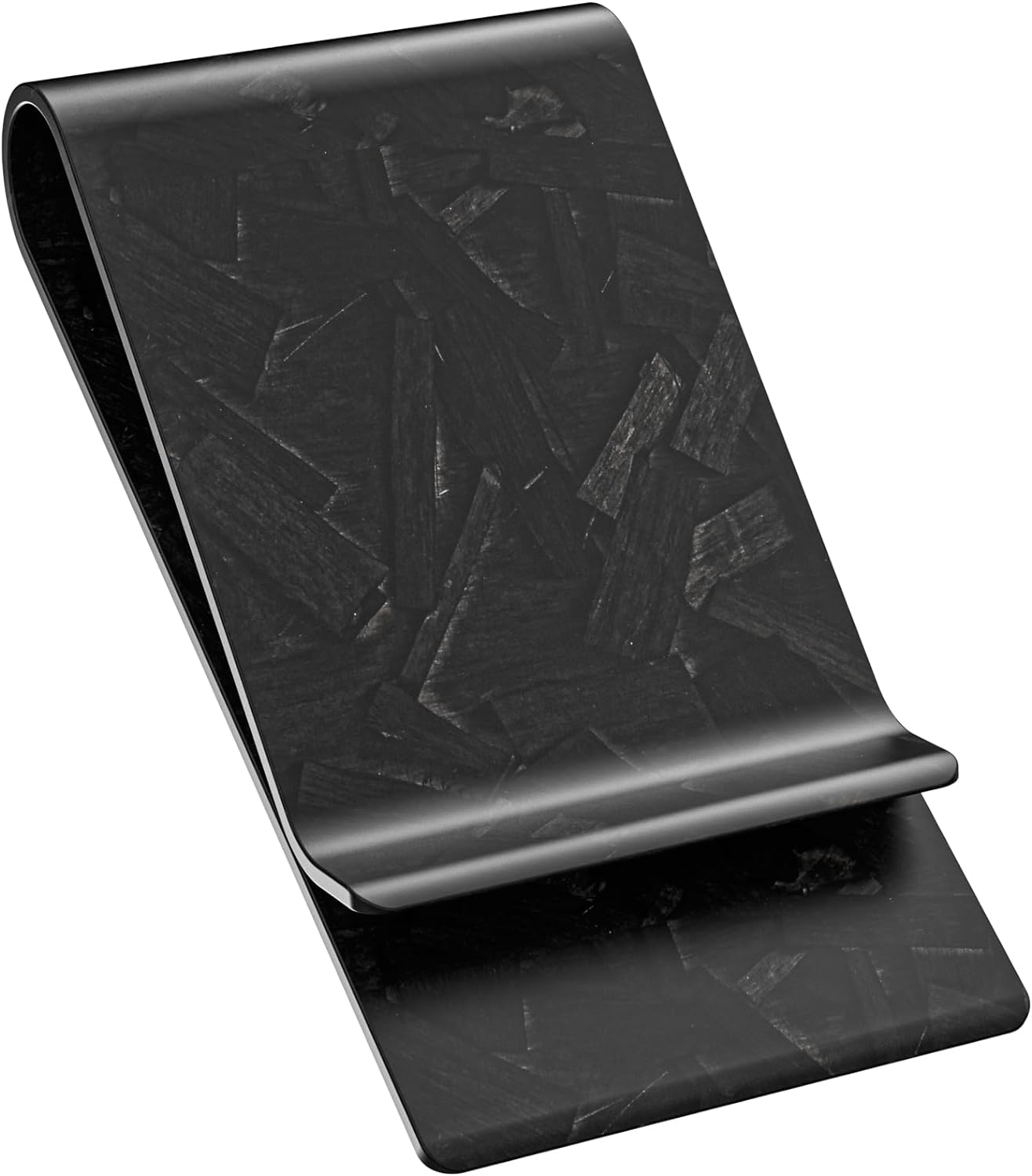 Travelambo Carbon Fiber Money Clip Front Pocket Wallet Minimalist Wallet Slim Wa...