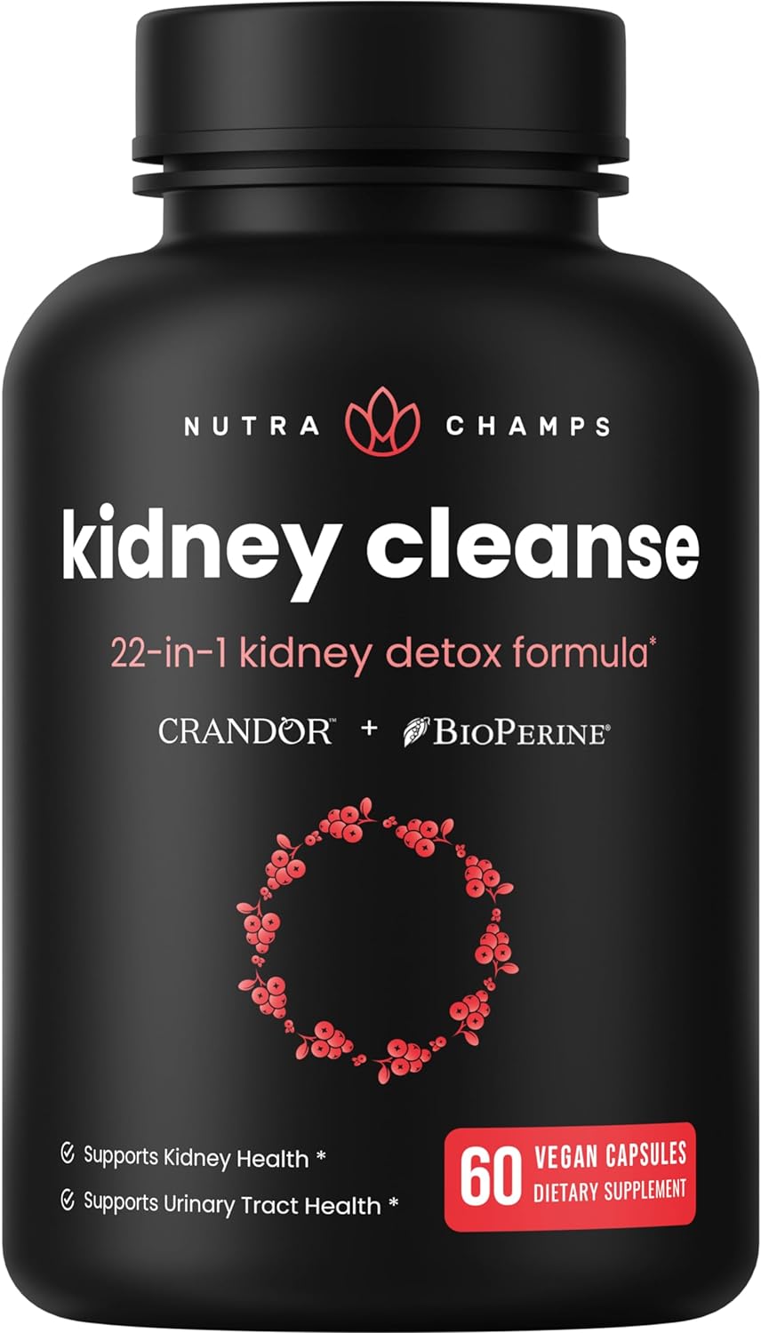 Kidney Cleanse Detox & Repair | 22-In-1 Kidney Health Supplement | Extra Strengt...