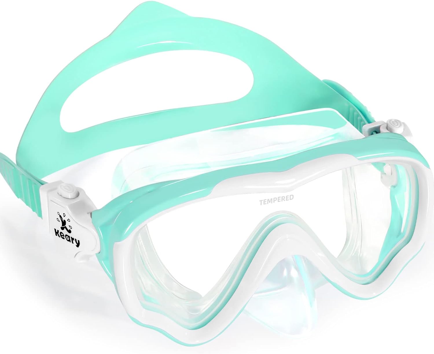 Keary Kids Swim Goggles with Nose Cover Swimming Mask for Kids Youth 5-15, Anti-...