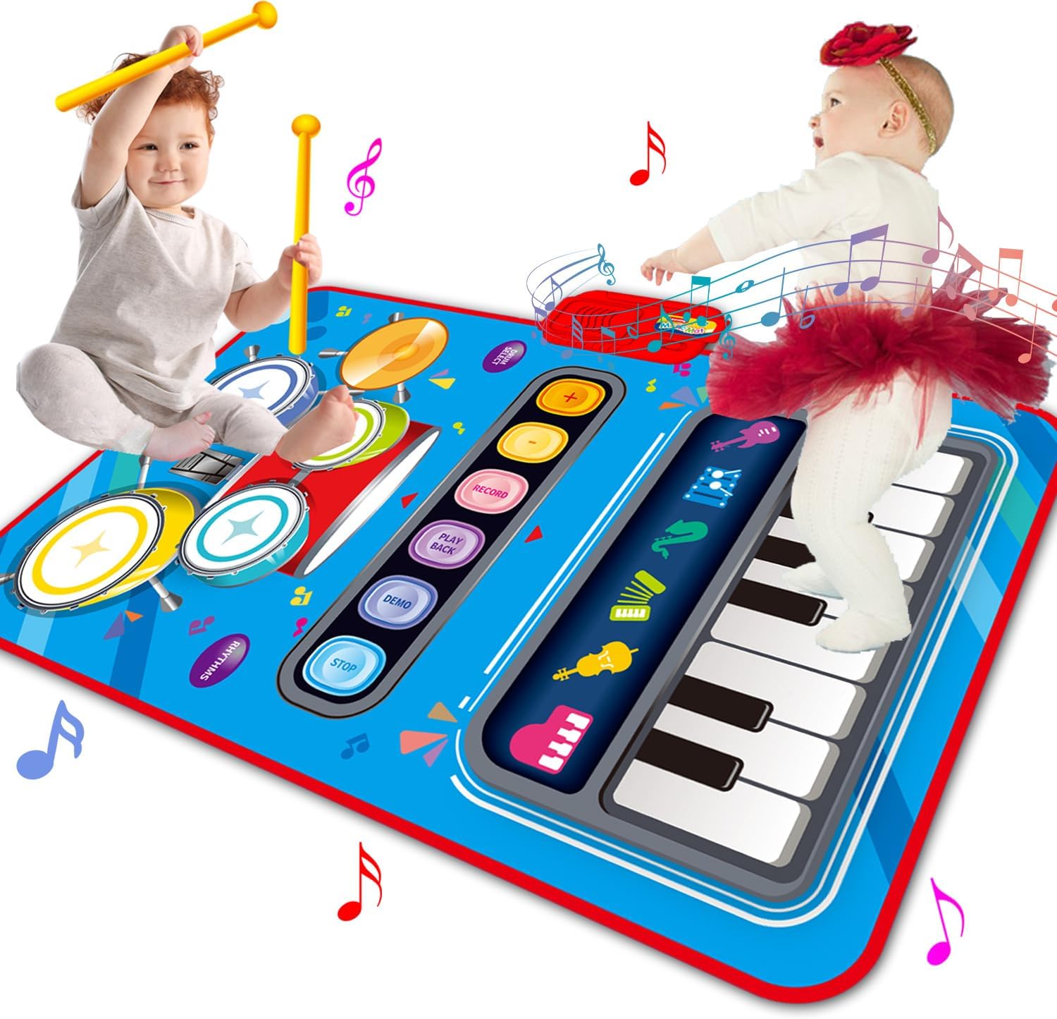 Best Baby Toys for 1 Year Old, Innovative Baby Musical Mat Toddler Toys Age 1-2,...