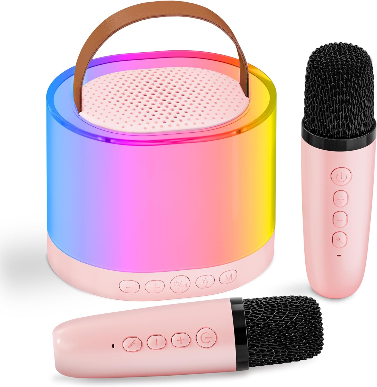 Best CYY Mini Kids Karaoke Machine, Unique Karaoke Toys with Colorful Lamp, Spec...
