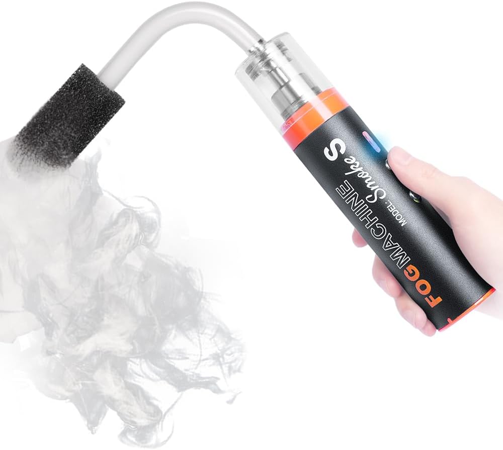 Best LENSGO Smoke S Fog Machine, Innovative Portable Hand-held Smoke Machine wit...